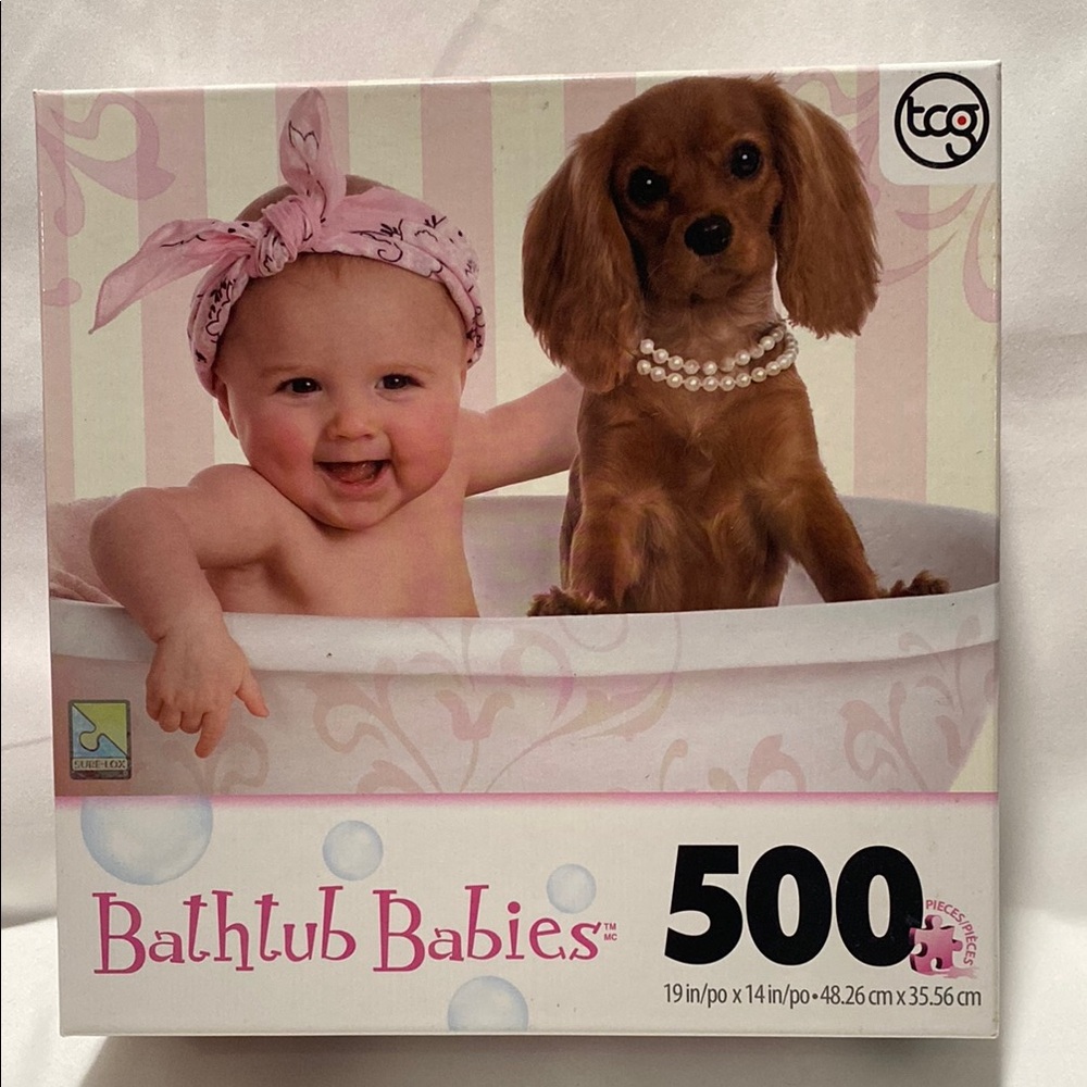 TC Bathtub Babies Puzzle - Pink